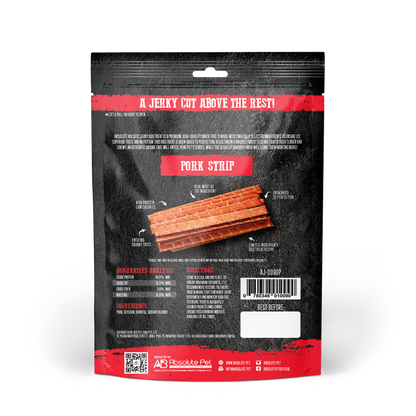 Absolute Holistic Grain Free Treats for Dog - Pork Jerky Loin Strip (100g)