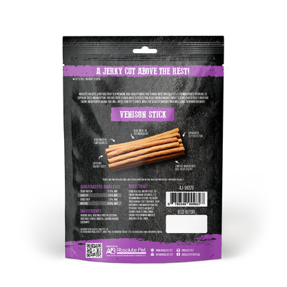 Absolute Holistic Grain Free Treats for Dog - Venison Jerky Loin Stick (100g)