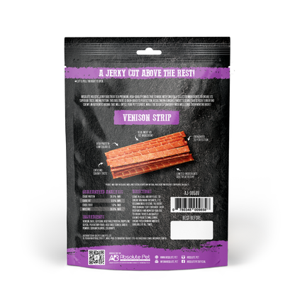 Absolute Holistic Grain Free Treats for Dog - Venison Jerky Loin Strip (100g)
