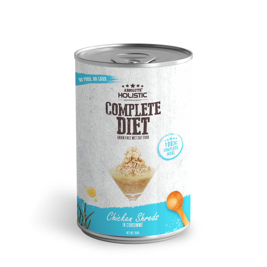 Absolute Holistic Complete Diet for Cats | Chicken Shreds