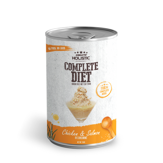 Absolute Holistic Complete Diet for Cats | Chicken & Salmon