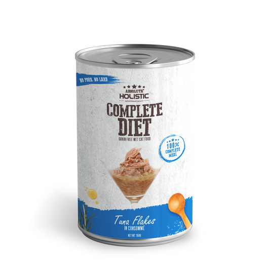 Absolute Holistic Complete Diet for Cats | Tuna Flakes