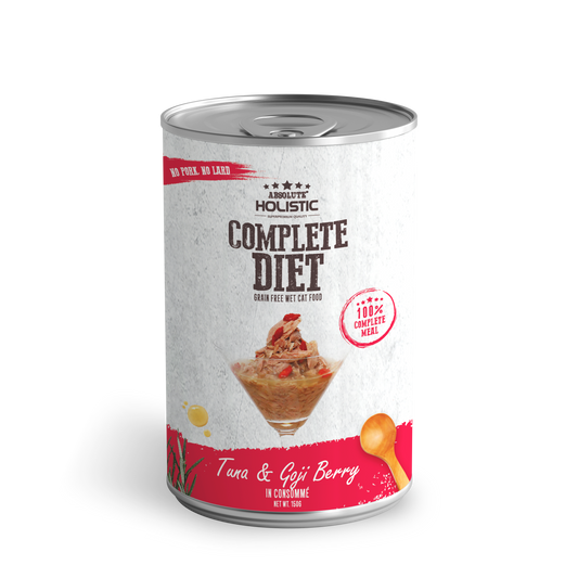 Absolute Holistic Complete Diet for Cats | Tuna & Goji Berry