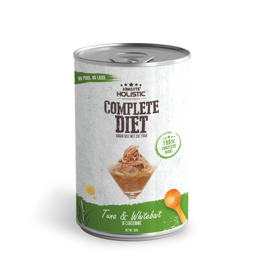 Absolute Holistic Complete Diet for Cats | Tuna & Whitebait