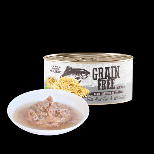Absolute Holistic Grain Free for Cats | White Meat Tuna & Whitebait