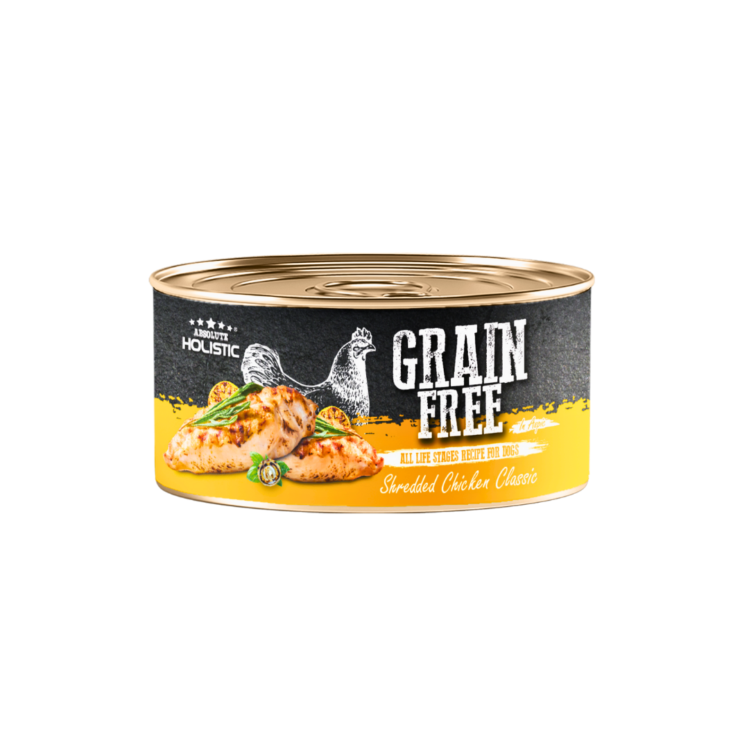 Absolute Holistic Grain Free for Dogs | Shredded Chicken Classic