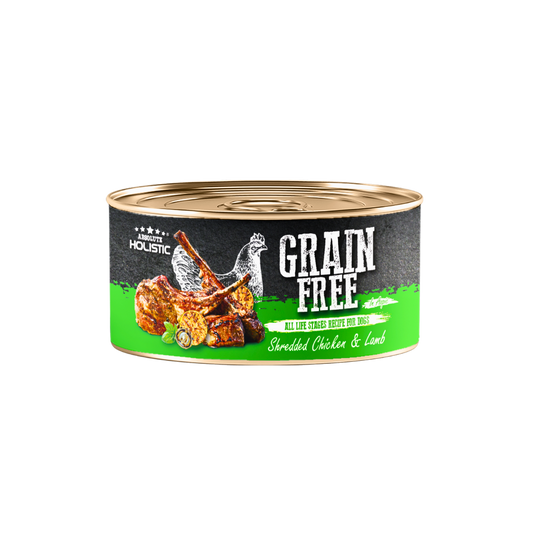 Absolute Holistic Grain Free for Dogs | Shredded Chicken & Lamb