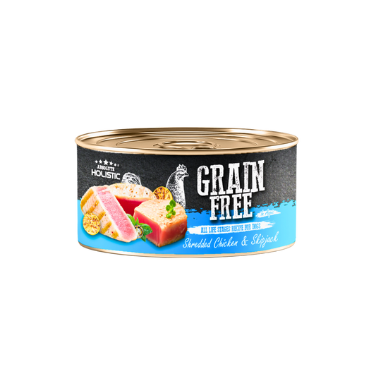 Absolute Holistic Grain Free for Dogs | Shredded Chicken & Skipjack