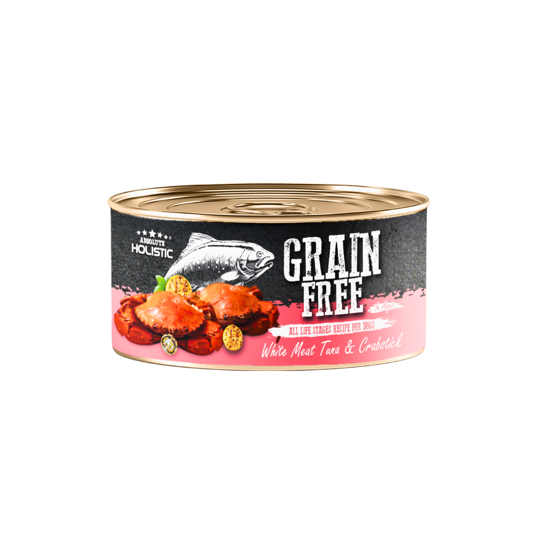 Absolute Holistic Grain Free for Dogs | White Meat Tuna & Crabstick