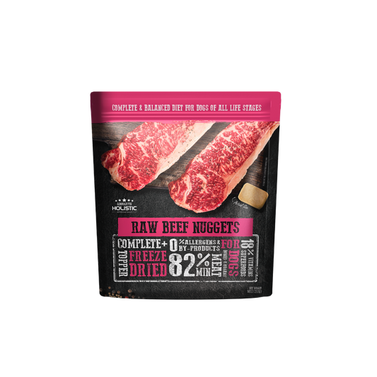 Absolute Holistic Complete & Balanced Freeze Dried Raw Nuggets Dog Food - Beef