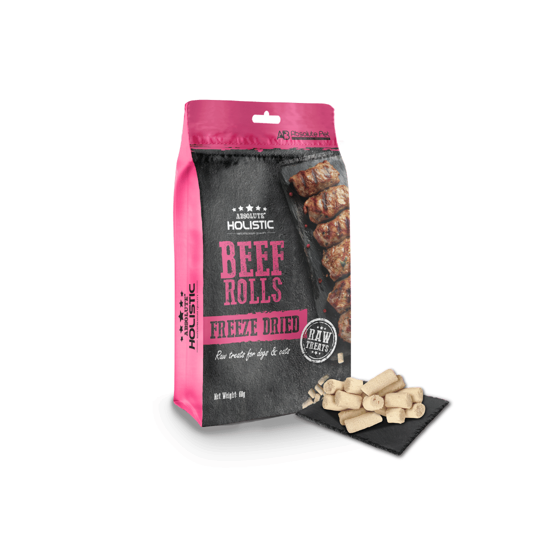 Absolute Holistic Freeze Dried Treats | Beef Rolls