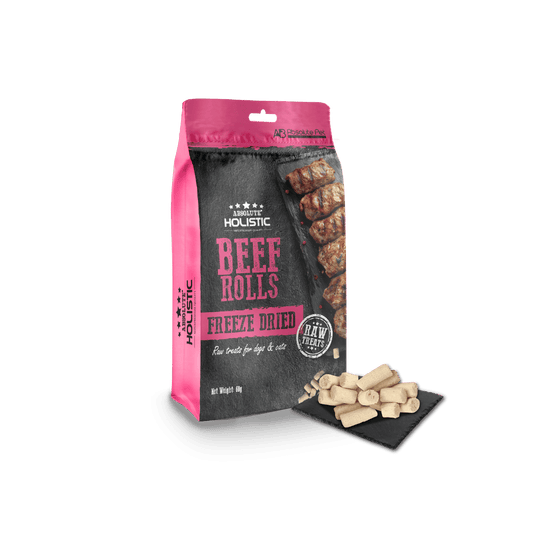 Absolute Holistic Freeze Dried Treats | Beef Rolls
