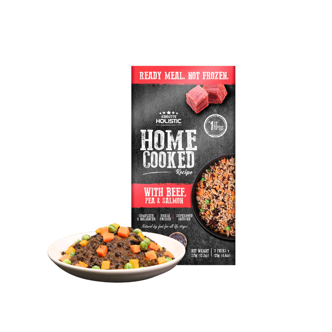 Absolute Holistic Home Cooked Recipe | Beef, Peas & Salmon (Trial Pack)