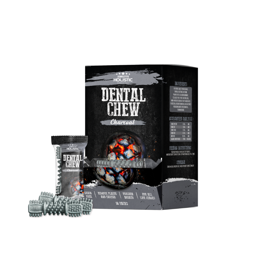 Absolute Holistic Dental Chews for Dogs - Charcoal (Box)