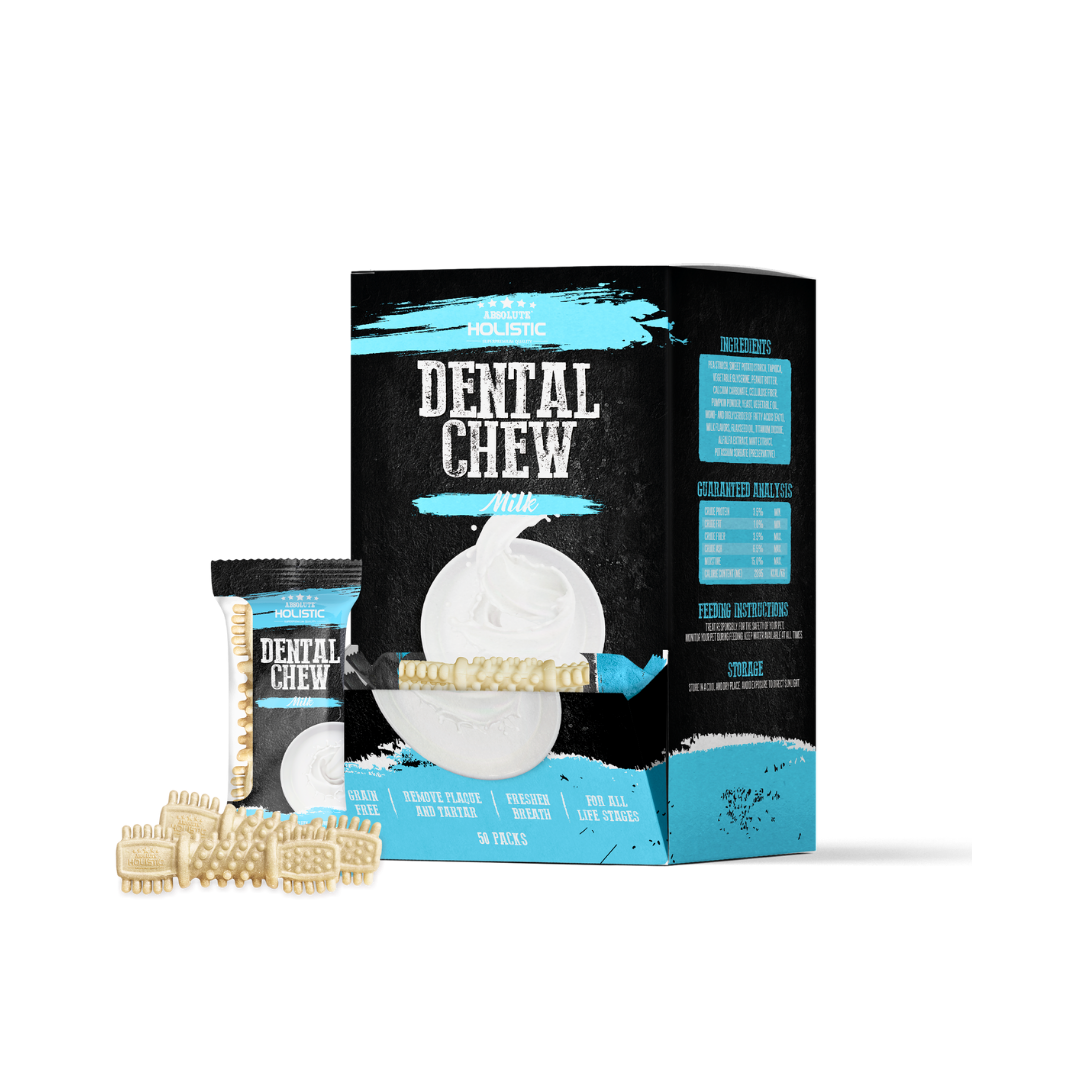 Absolute Holistic Dental Chews for Dogs -  Milk (Box)