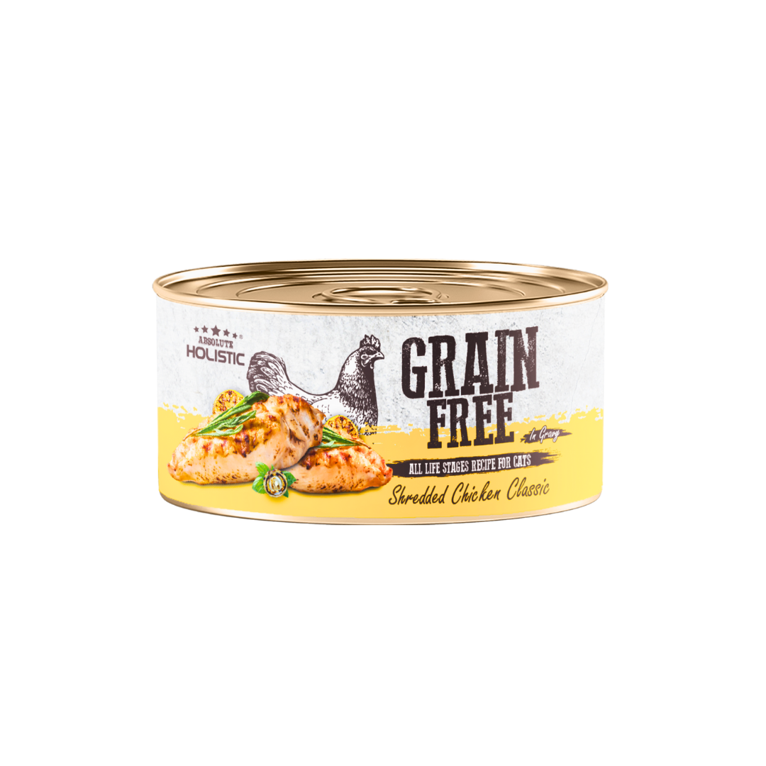 Absolute Holistic Grain Free for Cats | Shredded Chicken