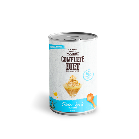 Absolute Holistic Complete Diet for Cats | Chicken Shreds