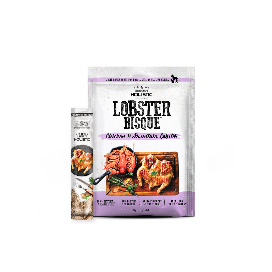 Absolute Holistic Liquid Bisque Treats | Chicken & Lobster Bisque