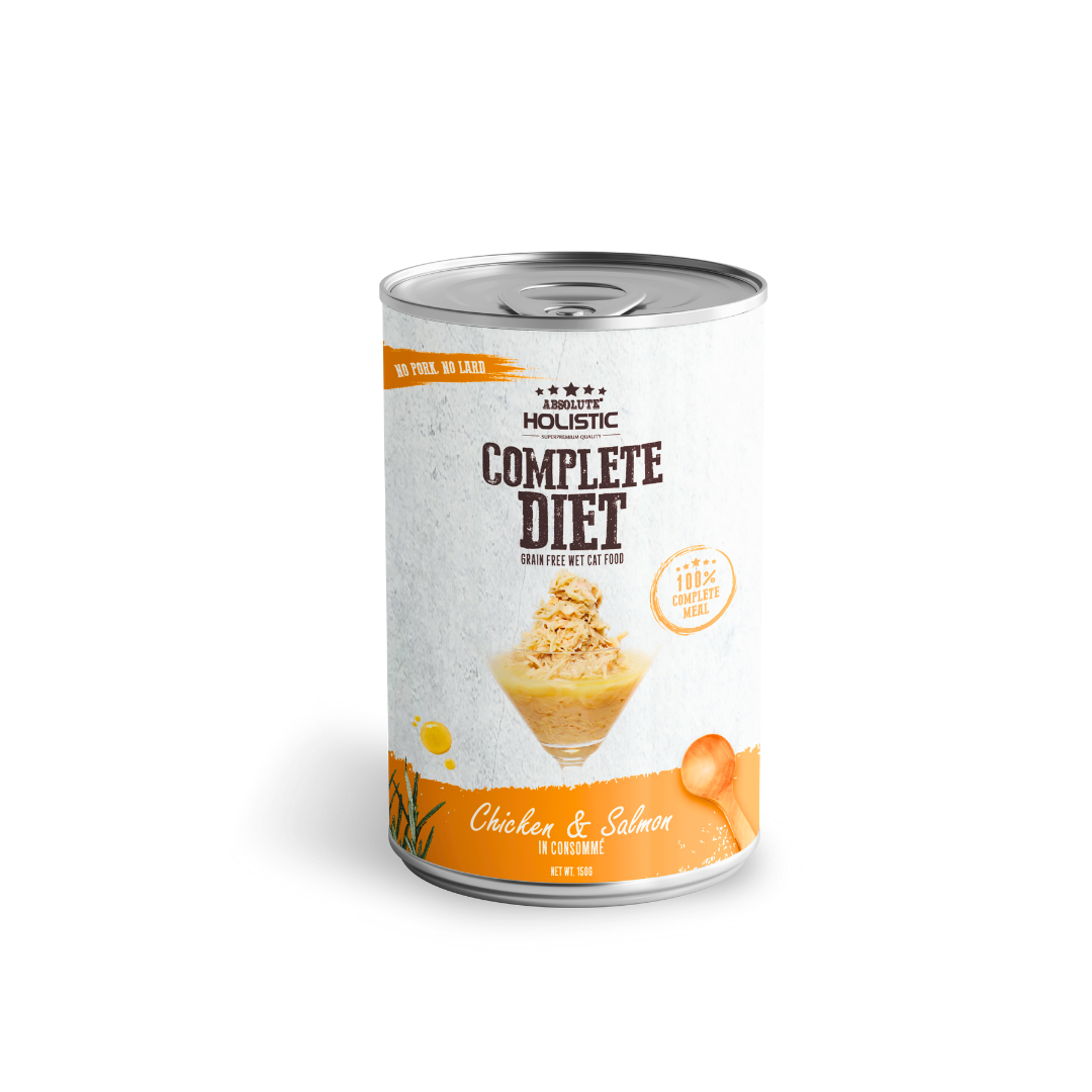 Absolute Holistic Complete Diet for Cats | Chicken & Salmon
