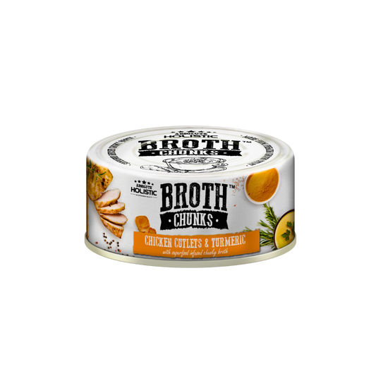 Absolute Holistic Broth Chunks | Chicken Cutlets & Turmeric