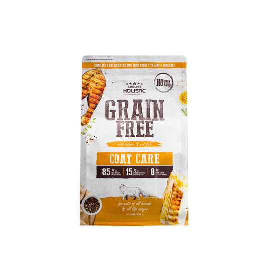 Absolute Holistic Grain Free Kibbles for Cats | Coat Care