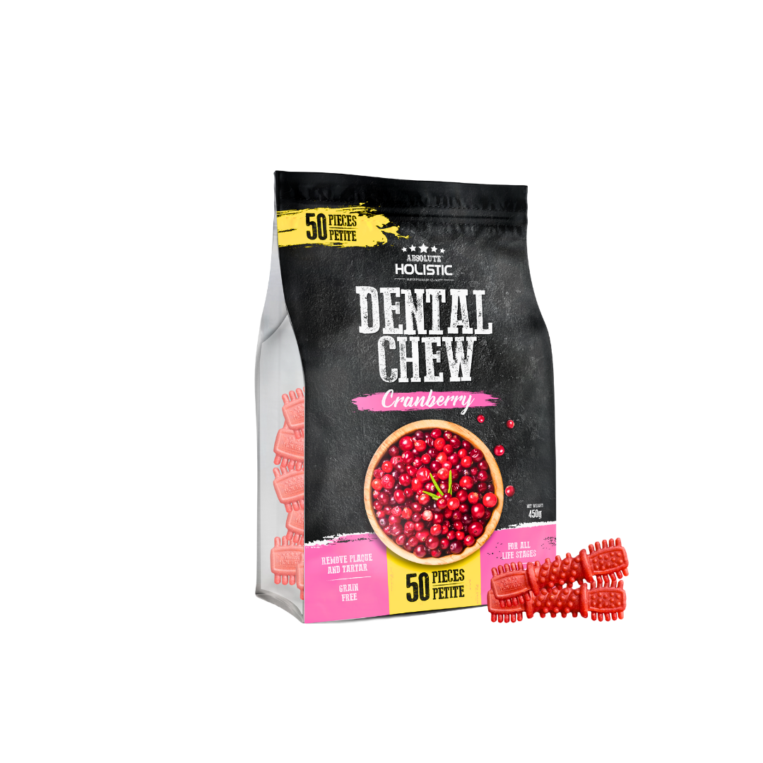 Absolute Holistic Dental Chews Jumbo Pack BOOST | Cranberry