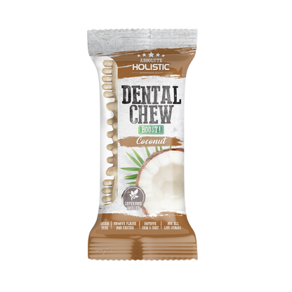 Absolute Holistic BOOST Dental Chew for Dogs - Coconut (4") | Infused with Superfood