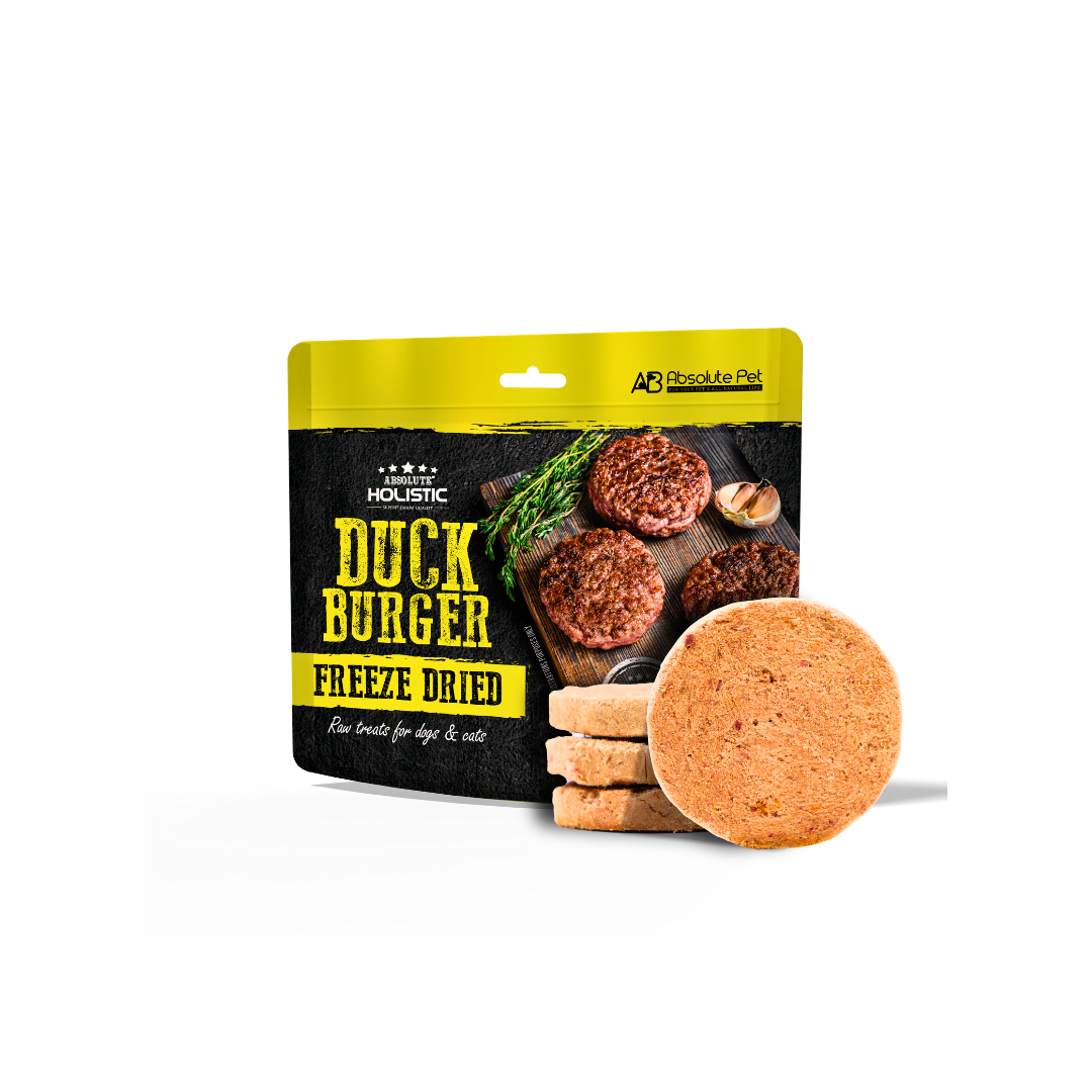 Absolute Holistic Freeze Dried Treats | Duck Burger (60g)