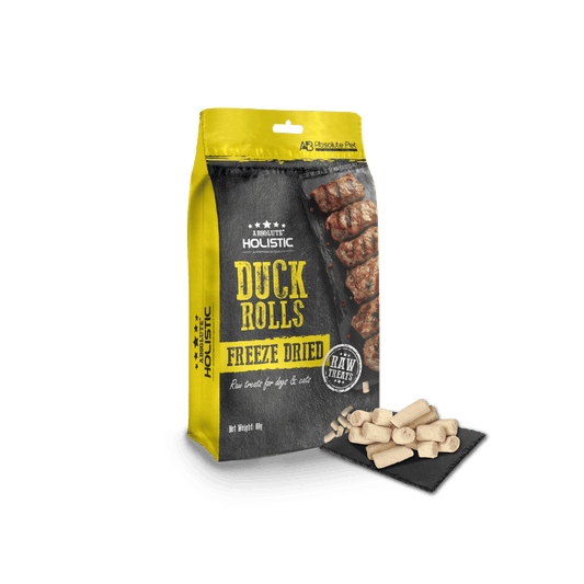 Absolute Holistic Freeze Dried Treats | Duck Rolls