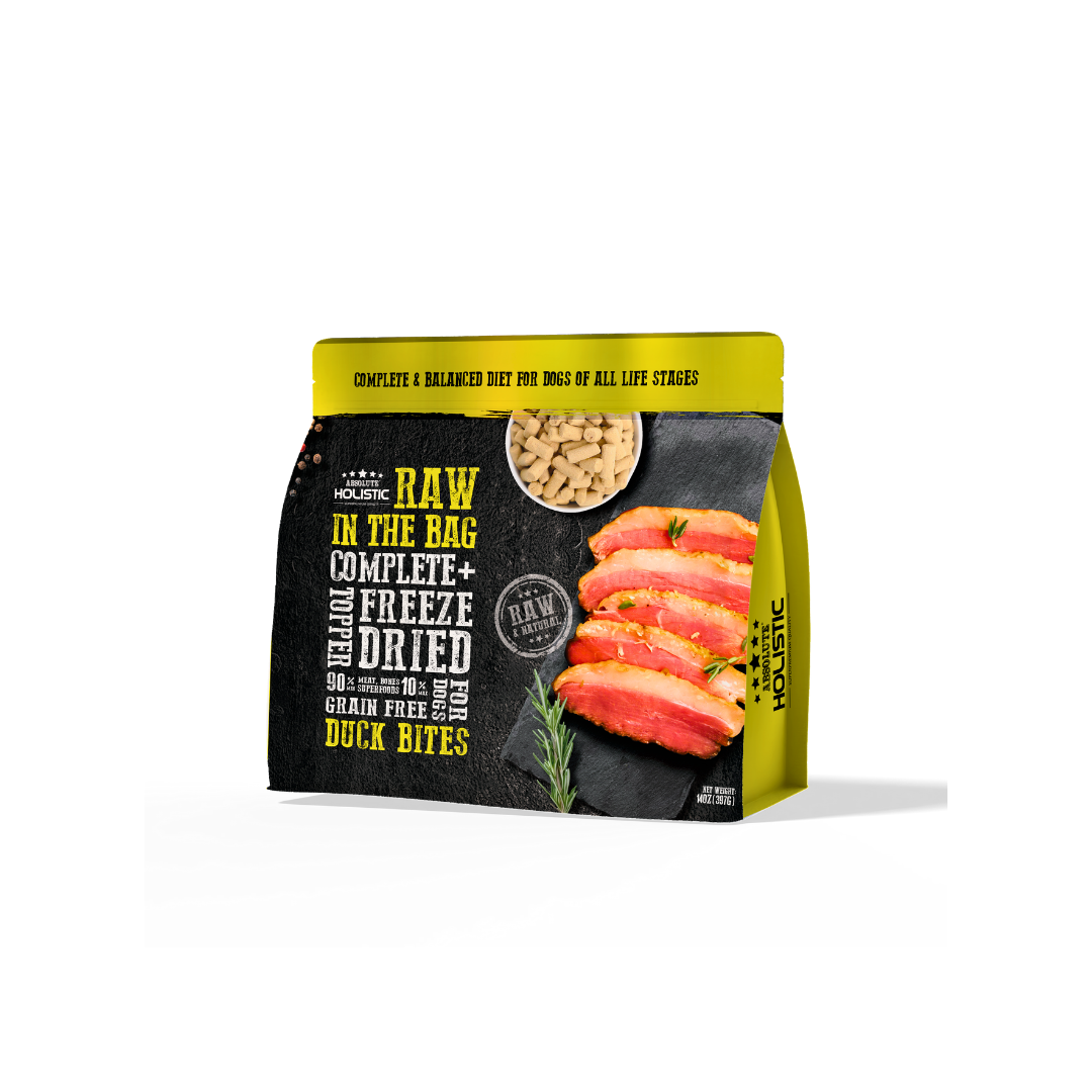 Absolute Holistic Freeze Dried Raw In The Bag | Duck Bites