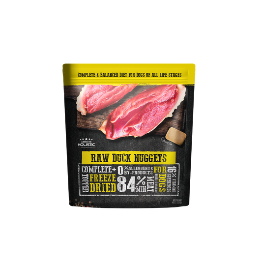 Absolute Holistic Complete & Balanced Freeze Dried Raw Nuggets Dog Food - Duck