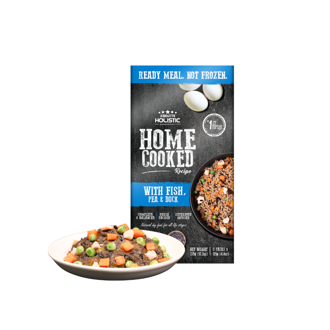 Absolute Holistic Home Cooked Recipe | Fish, Peas & Duck (Trial Pack)