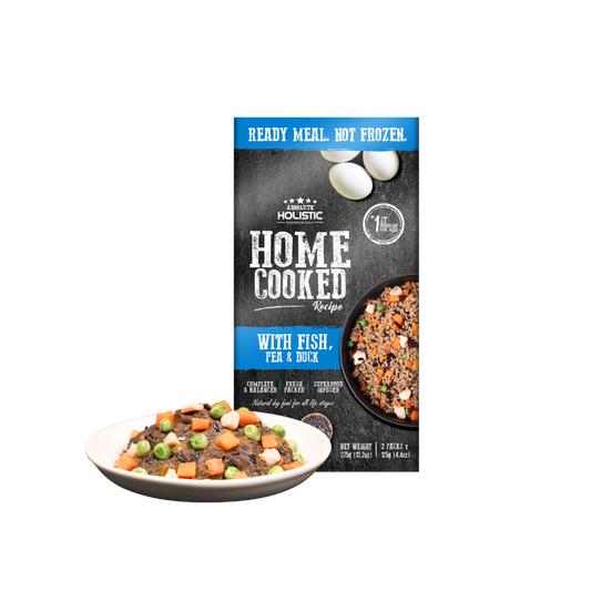 Absolute Holistic Home Cooked Recipe | Fish, Peas & Duck (Trial Pack)