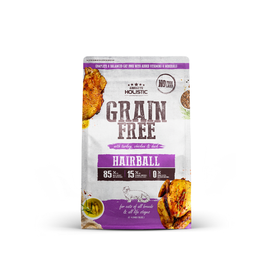 Absolute Holistic Grain Free Kibbles for Cats | Hairball