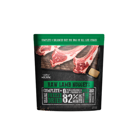 Absolute Holistic Complete & Balanced Freeze Dried Raw Nuggets Dog Food - Lamb