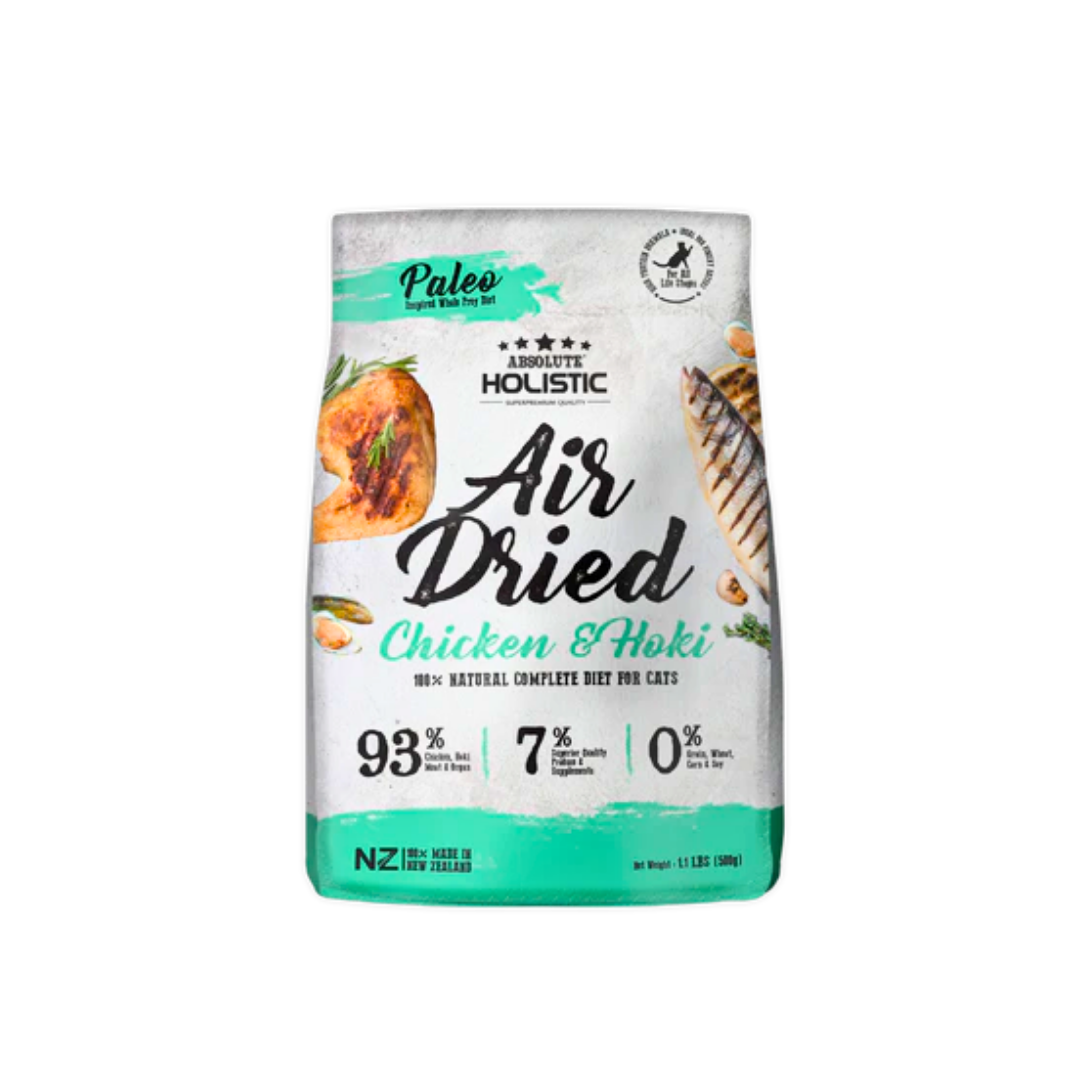 Absolute Holistic Air Dried for Cats | Chicken & Hoki