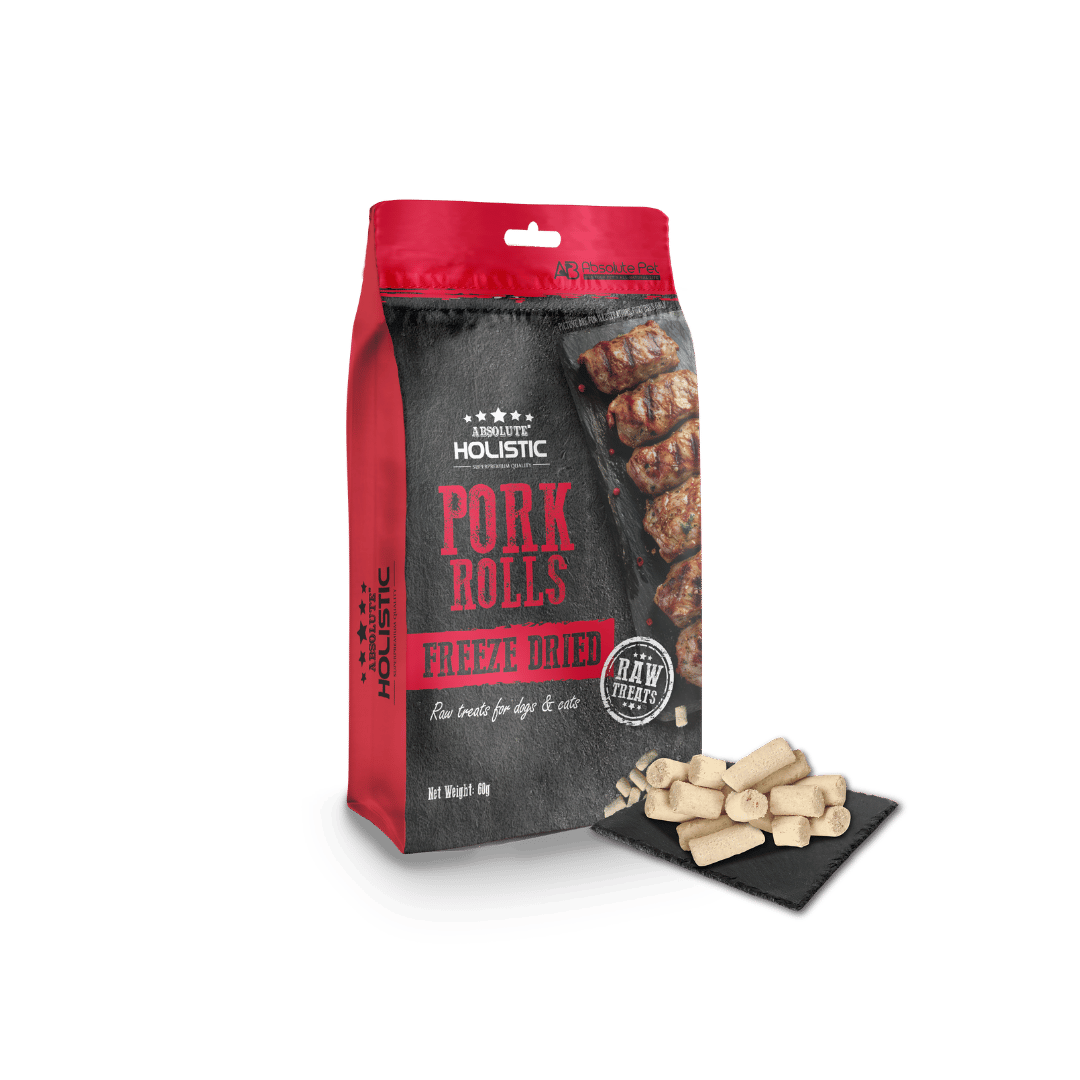 Absolute Holistic Freeze Dried Treats | Pork Rolls