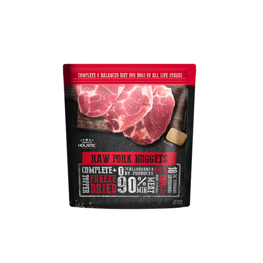 Absolute Holistic Complete & Balanced Freeze Dried Raw Nuggets Dog Food - Pork