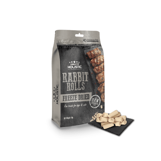 Absolute Holistic Freeze Dried Treats | Rabbit Rolls