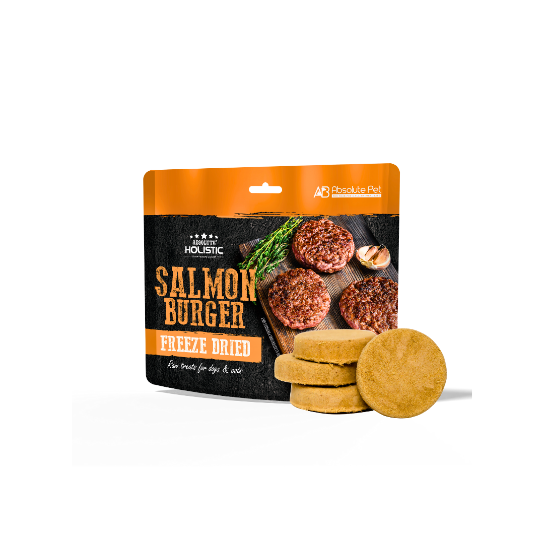 Absolute Holistic Freeze Dried Treats | Salmon Burger