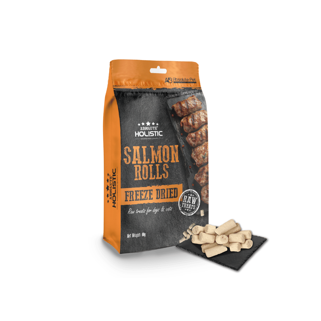 Absolute Holistic Freeze Dried Treats | Salmon Rolls