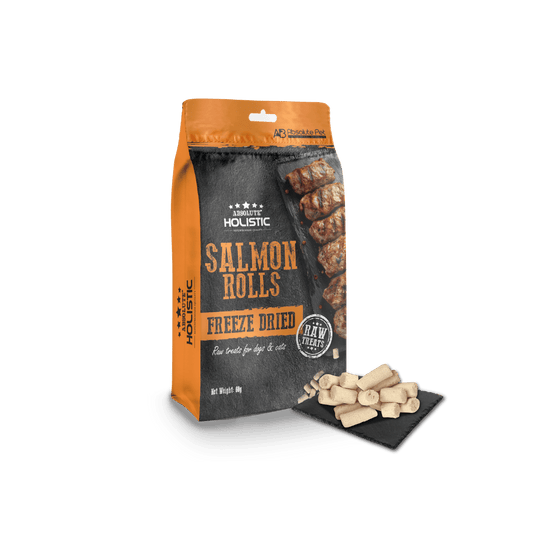 Absolute Holistic Freeze Dried Treats | Salmon Rolls