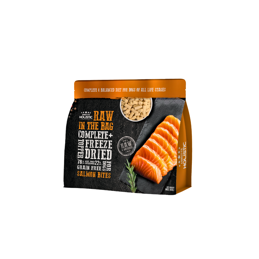 Absolute Holistic Freeze Dried Raw In The Bag | Salmon Bites