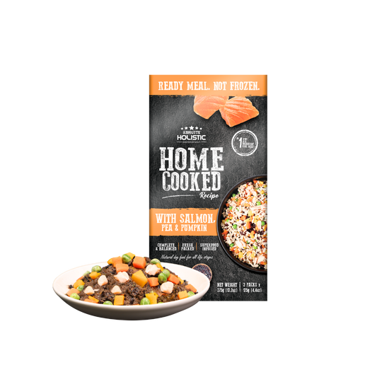 Absolute Holistic Home Cooked Recipe | Salmon, Peas & Pumpkin (Trial Pack)