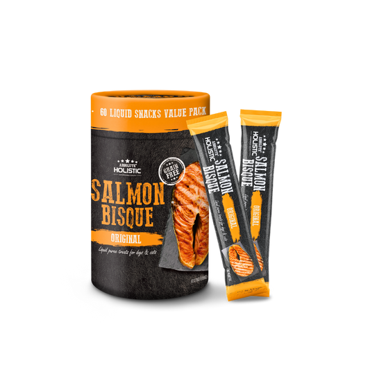 Absolute Holistic Liquid Treats for Cats & Dogs - Salmon Bisque Original (Tub)