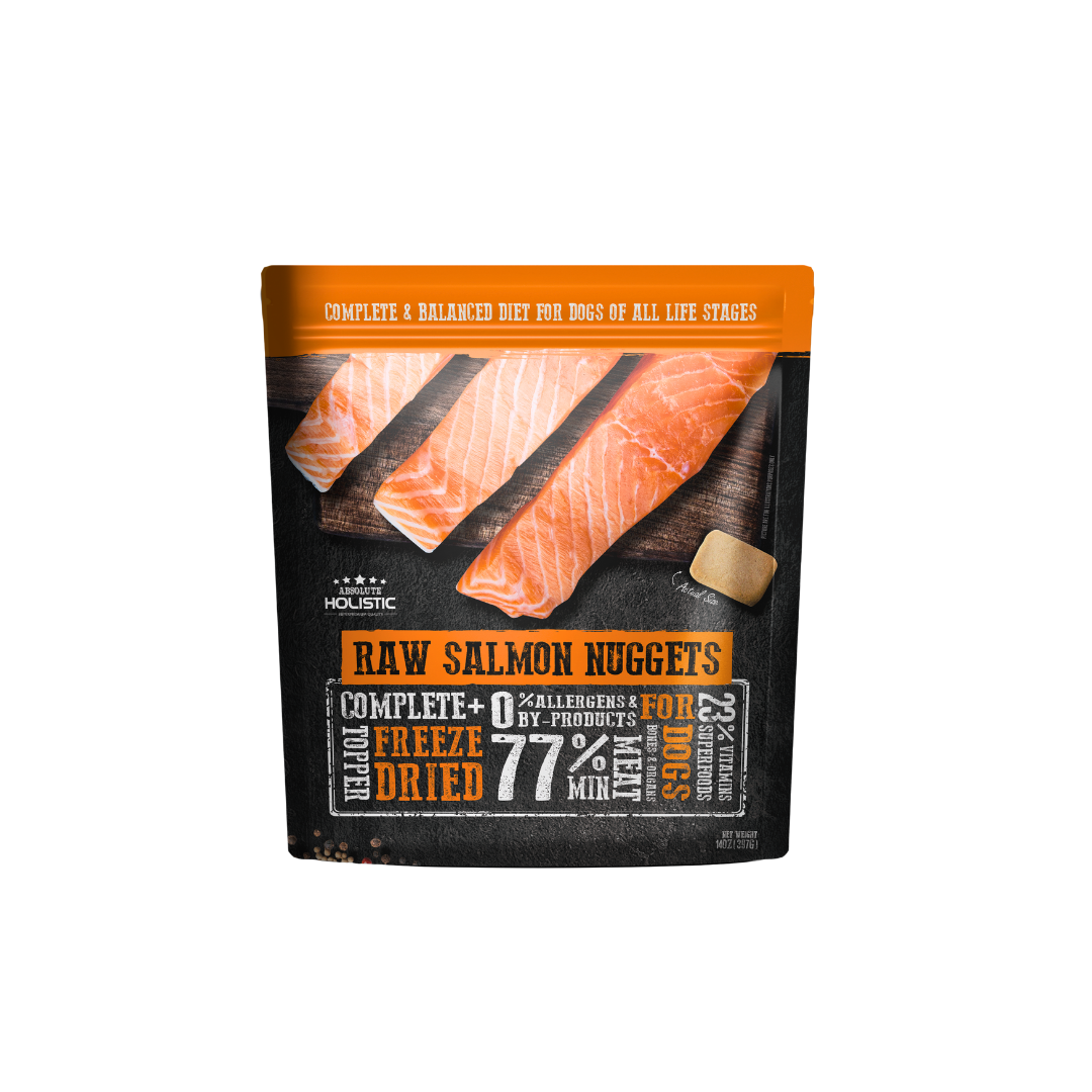 Absolute Holistic Complete & Balanced Freeze Dried Raw Nuggets Dog Food - Salmon
