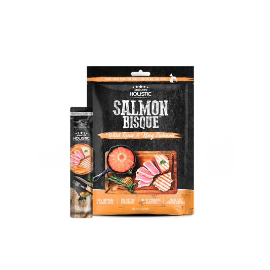 Absolute Holistic Liquid Bisque Treats | Tuna & Salmon