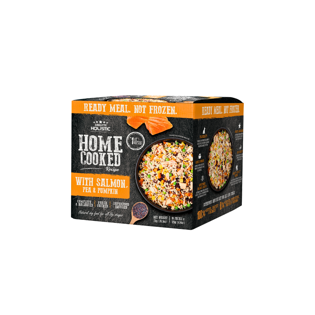 Absolute Holistic Home Cooked Recipe | Salmon, Peas & Pumpkin