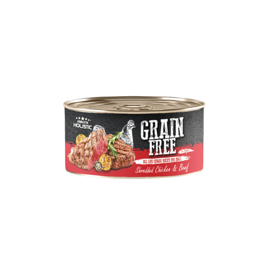 Absolute Holistic Grain Free for Dogs | Shredded Chicken & Beef