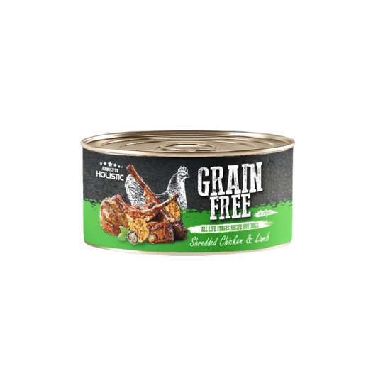 Absolute Holistic Grain Free for Dogs | Shredded Chicken & Lamb